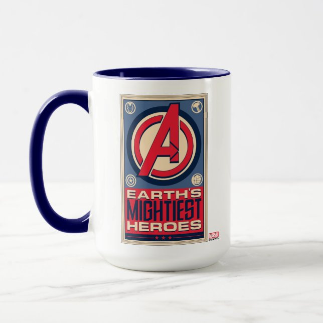 Avengers - Earth's Mightiest Heroes Mug (Left)