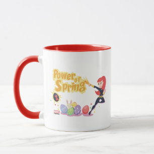 Avengers Easter   Black Widow - Power of Spring Mug