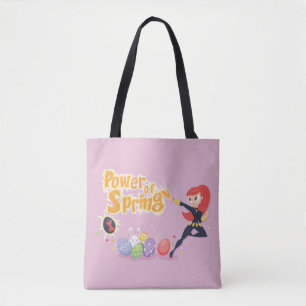 Avengers Easter   Black Widow - Power of Spring Tote Bag