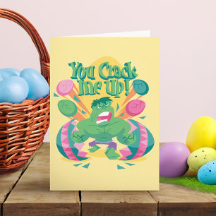 Avengers Easter Hulk - You Crack Me Up Card