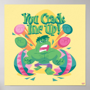 Avengers Easter   Hulk - You Crack Me Up Poster
