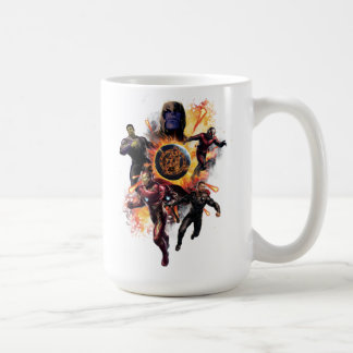 Avengers: Endgame | Thanos & Avengers Fire Graphic Coffee Mug