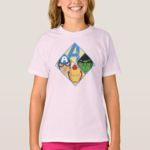 Avengers Face Badge T-Shirt