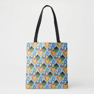 Avengers Face Badge Tote Bag