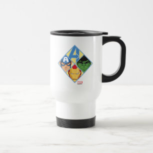 Avengers Face Badge Travel Mug
