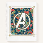 Avengers | Floral Paisley Avengers Logo