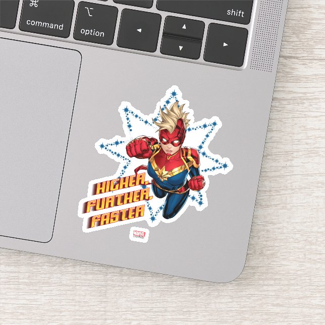 Avengers | Glowing Stars Captain Marvel Graphic (Detail)
