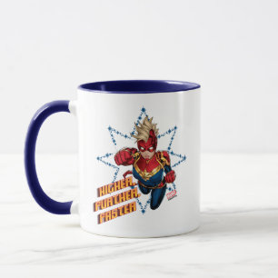 Avengers   Glowing Stars Captain Marvel Graphic Mug