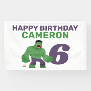 Avengers   Guri Hiru Incredible Hulk Birthday Banner