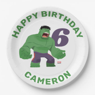 Avengers   Guri Hiru - The Hulk Birthday Paper Plate
