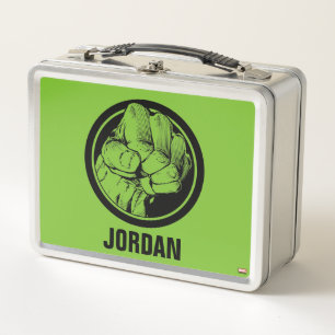 Avengers Hulk Fist Logo Metal Lunch Box