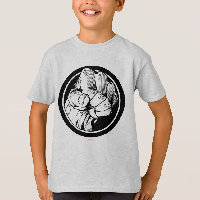 Avengers Hulk Fist Logo T-Shirt (Front)