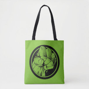 Avengers Hulk Fist Logo Tote Bag