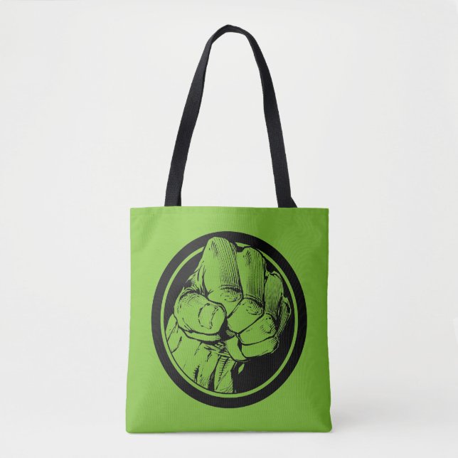 Avengers Hulk Fist Logo Tote Bag (Front)
