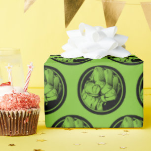 Avengers Hulk Fist Logo Wrapping Paper