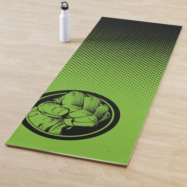 Avengers Hulk Fist Logo Yoga Mat (In Situ)