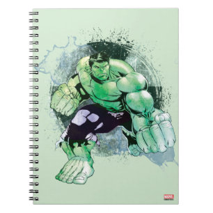 Avengers Hulk Watercolor Graphic Notebook