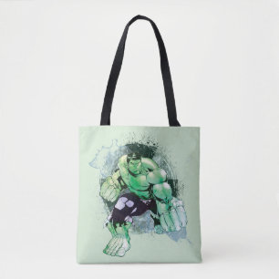Avengers Hulk Watercolor Graphic Tote Bag