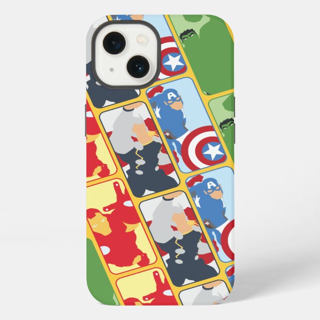 Avengers Iconic Graphic iPhone Case (Back)
