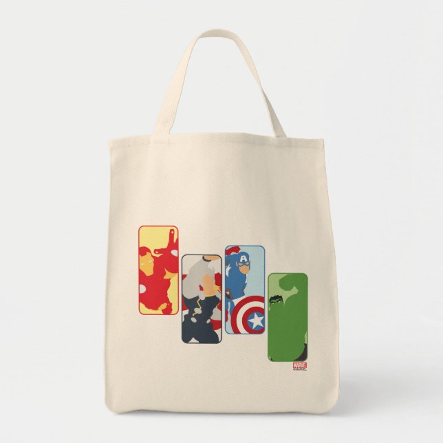 Avengers Iconic Graphic Tote Bag (Front)