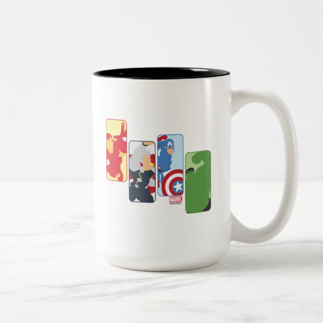 Avengers Iconic Graphic Two-Tone Coffee Mug (Right)
