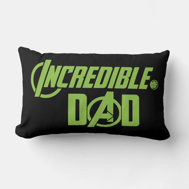 Avengers | Incredible Dad Lumbar Pillow (Front)