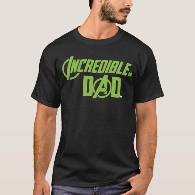 Avengers | Incredible Dad T-Shirt (Front)
