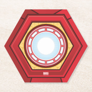 Avengers Iron Man Glowing ARC Reactor Paper Coaster