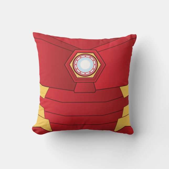 Avengers | Iron Man Glowing ARC Reactor Throw Pillow (Front)