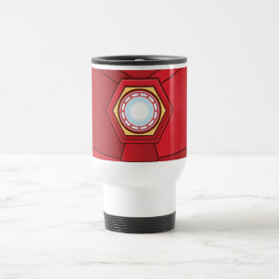 Avengers Iron Man Glowing ARC Reactor Travel Mug