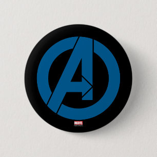 Avengers Logo 2 Inch Round Button