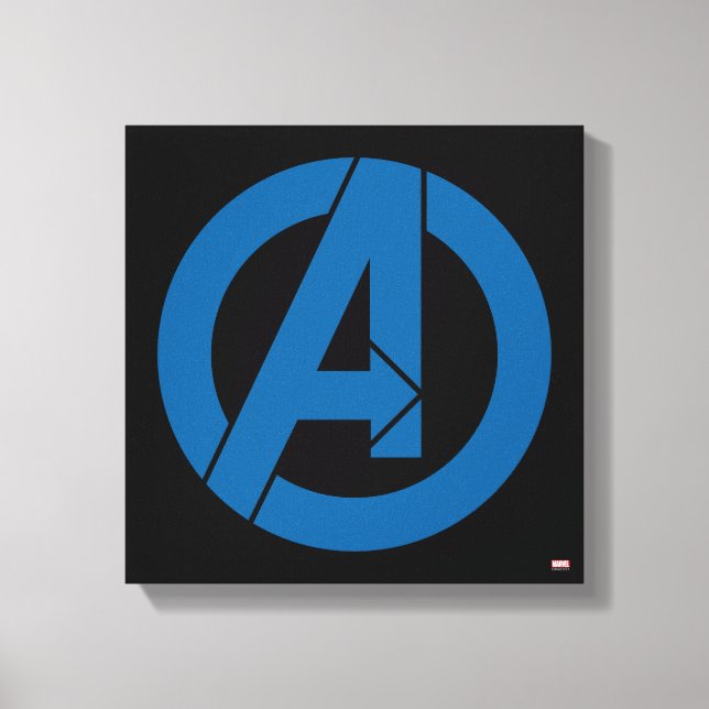 Avengers Logo Canvas Print (Front)