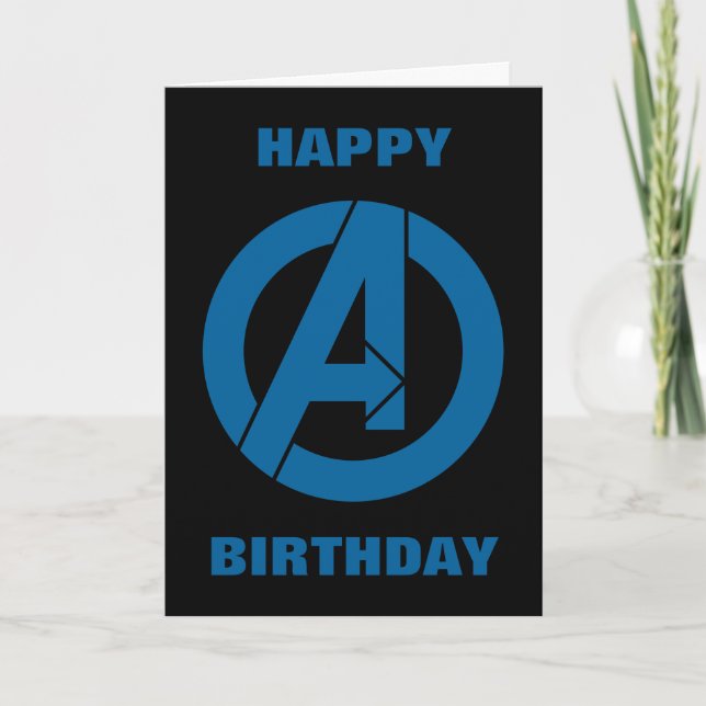 Avengers Logo Card (Front)