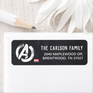 Avengers Logo   Chalkboard Birthday