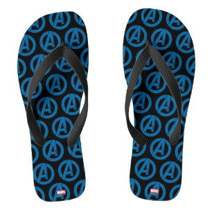 Avengers Logo Flip Flops