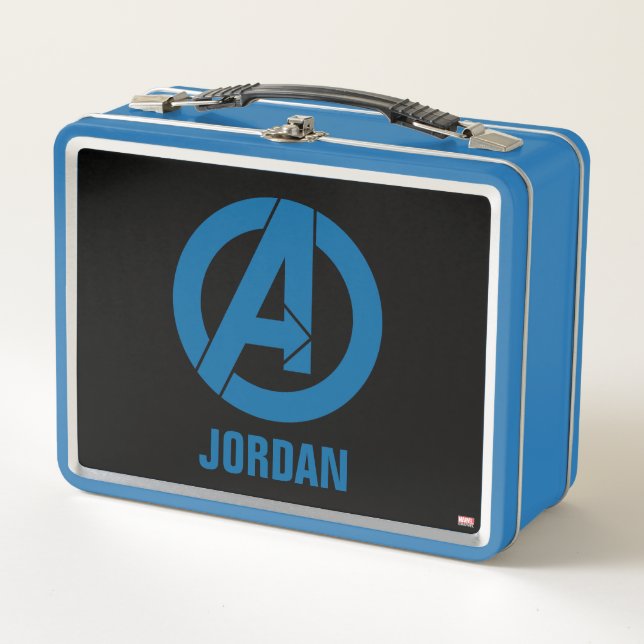 Avengers Logo Metal Lunch Box (Front)