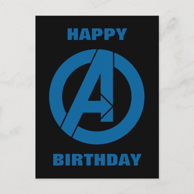 Avengers Logo Postcard (Front)