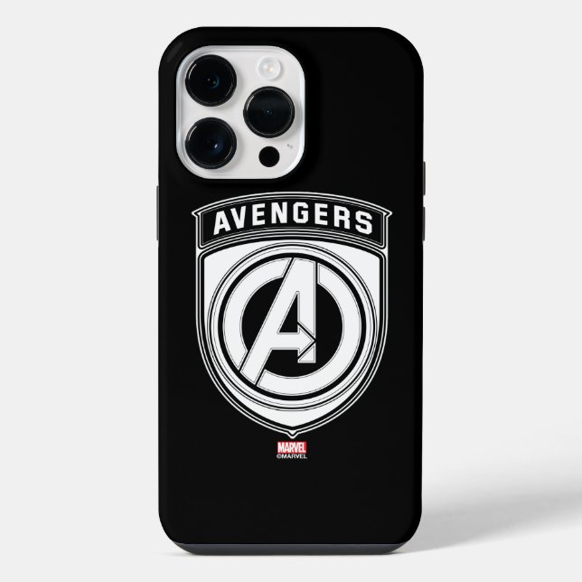 Avengers Logo Shield Icon iPhone Case (Back)