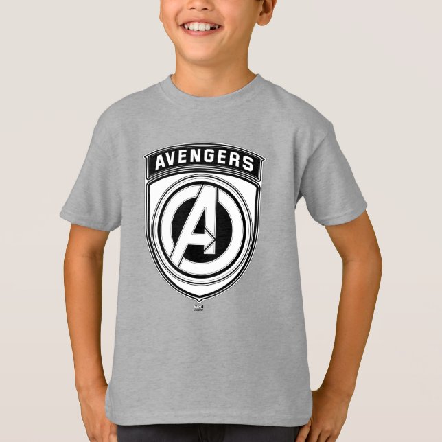 Avengers Logo Shield Icon T-Shirt (Front)