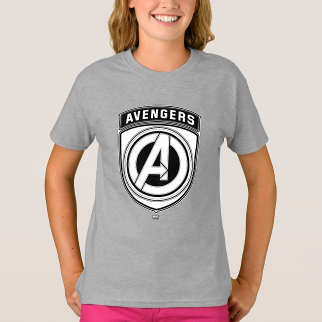 Avengers Logo Shield Icon T-Shirt (Front)