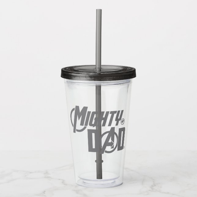 Avengers | Mighty Dad Acrylic Tumbler (Front)