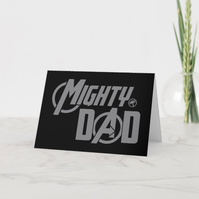 Avengers | Mighty Dad Card (Front)