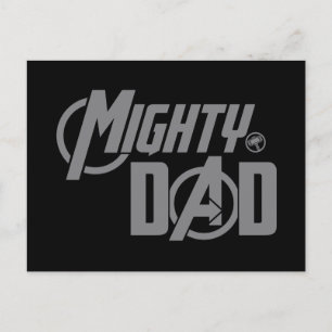 Avengers   Mighty Dad Postcard