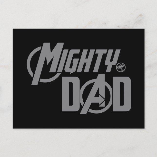 Avengers | Mighty Dad Postcard (Front)