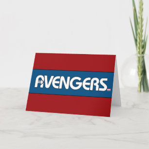 Avengers Outline Logo Card