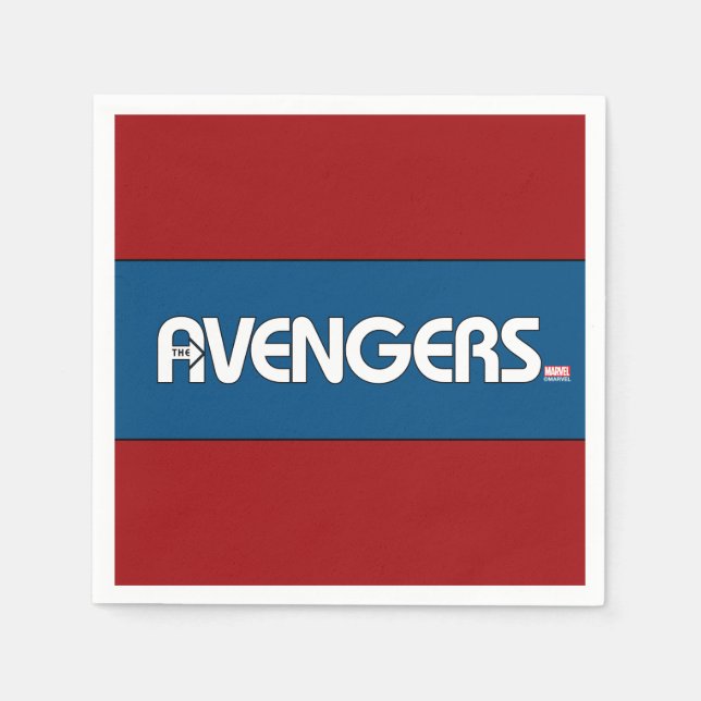 Avengers Outline Logo Napkin (Front)