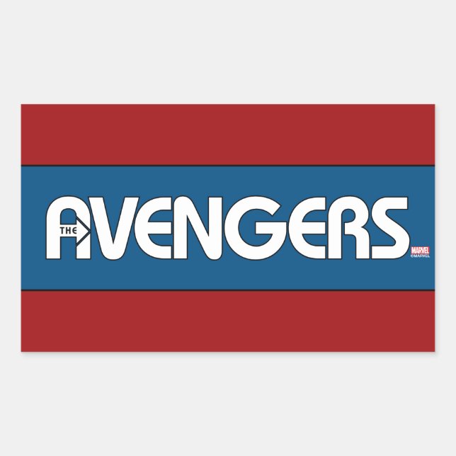 Avengers Outline Logo Sticker (Front)
