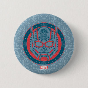 Avengers Paisley Ant-Man Logo 2 Inch Round Button