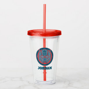 Avengers   Paisley Ant-Man Logo Acrylic Tumbler