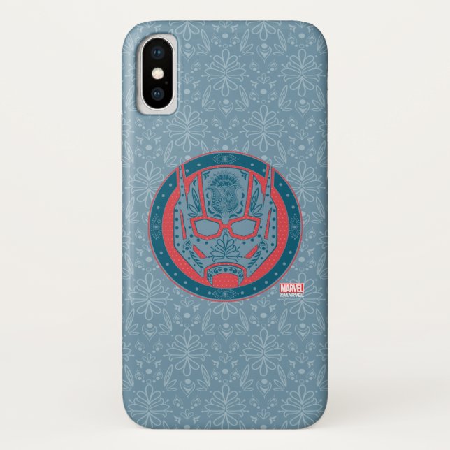 Avengers | Paisley Ant-Man Logo Case-Mate iPhone Case (Back)